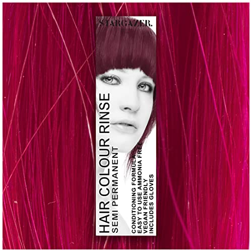 Stargazer UV - Tintura semipermanente per capelli, 70 ml, Rosso ciliegia