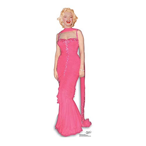 Stella Ritagli Ritaglio di Marilyn Monroe Abito di Sera (Colore Rosa)