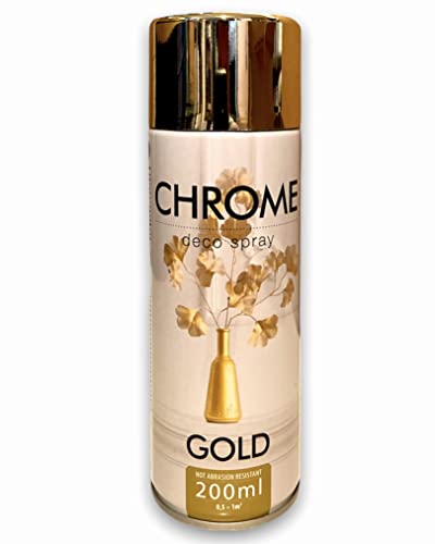 store 200 ml spray oro di alta qualità con effetto oro cromato. Ne...