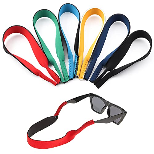 Surplex Confezione da 6 corde in neoprene con elastico per occhiali...