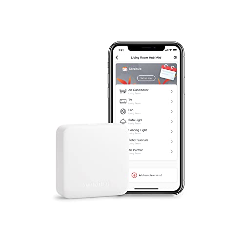 SwitchBot Hub Mini Smart Remote - Dispositivo IR, collegamento a Wi-Fi, controllo del condizionatore d aria, compatibile con Alexa, Google Home, HomePod, IFTTT
