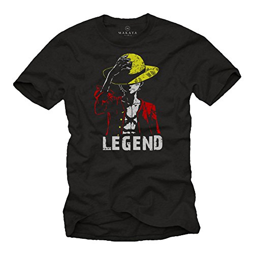 T-Shirt Nerd - Maglietta Luffy The Legend One - Monkey Piece Ruffy ...