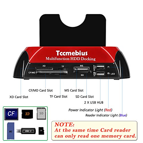 Tccmebius TCC-S862-DE USB 2.0 a SATA IDE Dual-Bay HDD Disco Rigido ...
