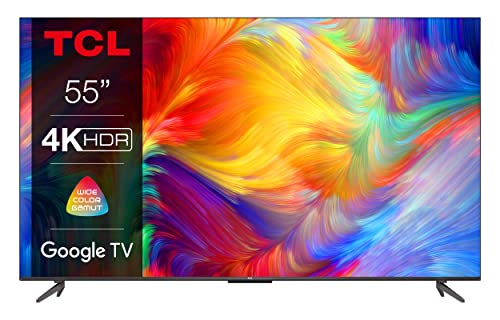 TCL 55P739 TV 55”, 4K Ultra HD HDR, Google TV, design senza bordi...