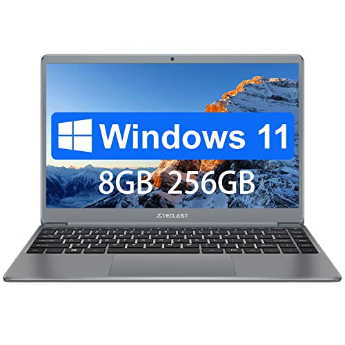 TECLAST F7 Plus2 Laptop 14 Pollici PC-Portatile 8GB RAM 256GB SSD(1TB Espandibili), Computer-Portatile Windows 11, Aggiornare Notebook, Fino 2.6GHz Intel N4120, FHD 1920x1080 USB Mini-HDMI WiFi 38Wh