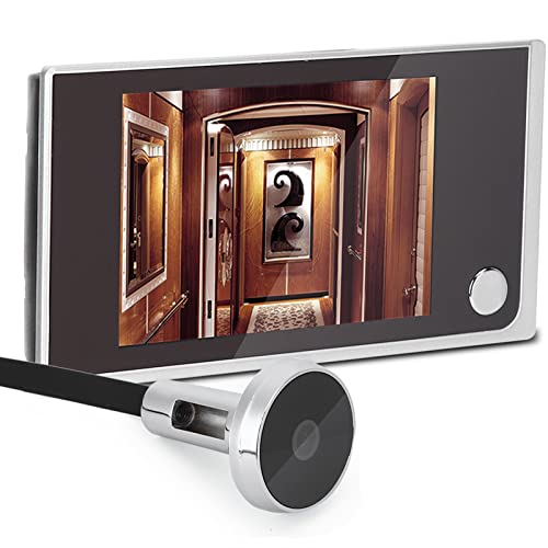Telecamera spioncino per porta, visualizzatore per porta, schermo elettronico digitale a colori HD LCD Sicurezza domestica Appartamento per villa domestica