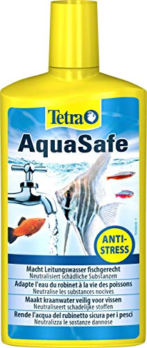 Tetra AquaSafe, Rende l Acqua del Rubinetto Sicura, Neutralizza le Sostanze Dannose per i Pesci - 500 ml