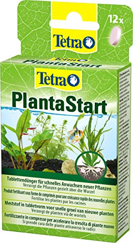 Tetra PlantaStart compresse di fertilizzante (per piante acquatiche in acquario, favorisce la formazione delle radici, ottima per piantine o reimpianti), 12 compresse