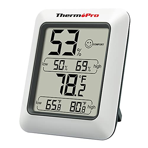 ThermoPro TP50 Termometro Igrometro Digitale per Ambiente Misurator...