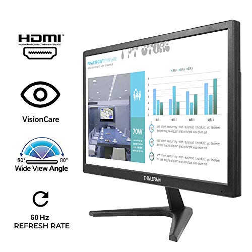 Thinlerain Monitor PC 20 pollici, display a LED CCTV 1600 x 900 Sch...