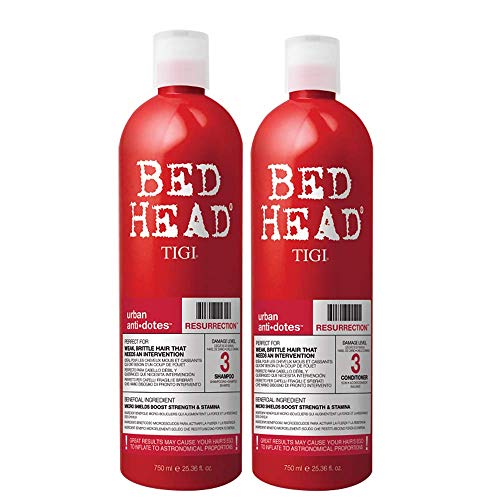 TIGI Bed Head Urban Anti+Dotes Resurrection Level 3 Shampoo & Conditioner per Capelli Danneggiati - 1500 g