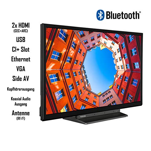 Toshiba 24WK3C63DA LED Smart TV HD-Ready, DVB-T2, DVB-C, DVB-S2, HD...