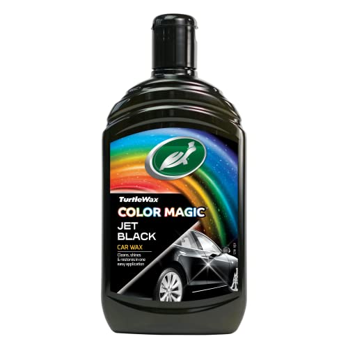 Turtle Wax 52708 Cera Protettiva Color Magic per Auto, Nero, 500 ml...