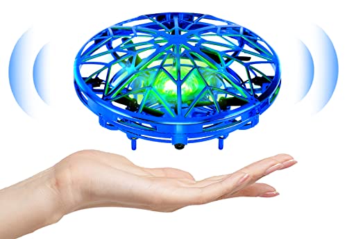 UFO Mini Drone, Drone per Bambini Giocattoli Sensore di Mano Quadcopter Infrarossi Induzione Giocattolo Volante Regali per Ragazzi Ragazze Indoor Aerei Esterni per Bambini Principiante
