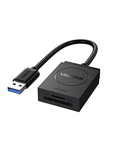 UGREEN USB 3.0 Lettore Schede SD TF 2TB, Card Reader Micro SD 5Gbps, Adattatore per Schede di Memoria Compatibile con PC, PS4, PS3, Xbox One ecc.
