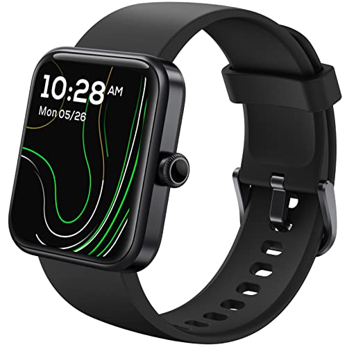 UMIDIGI UFit Pro Smartwatch Donna Orologio Fitness Tracker per Uomini Donne, SpO2, Alexa Integrata,5ATM Impermeabile Fitness Orologio per Android iOS,Whatsapp Notifiche Messaggi (44mm-Nero)