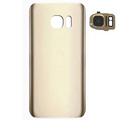 UU FIX Copri Batteria Back Cover per Samsung Galaxy S7 Edge SM-G935F (Oro) Posteriore Battery Door Ricambio.