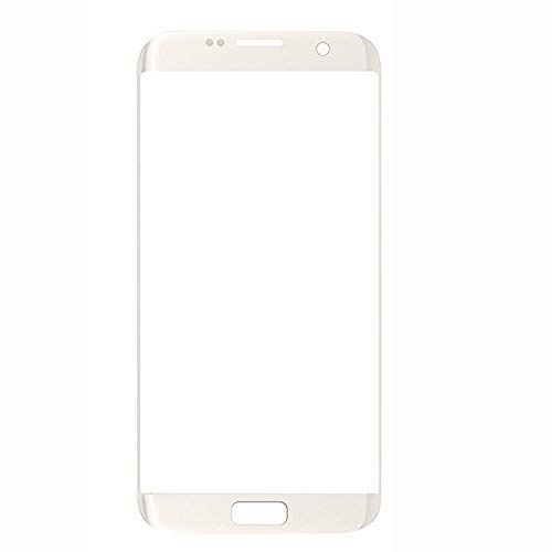 UU FIX LCD Display in Vetro per Original Samsung Galaxy S7 Edge (Bianco) LCD Touch Screen Vetro Frontale con Set di Attrezzi