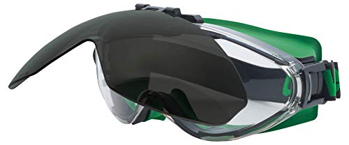 Uvex Occhiali protettivi per la saldatura (5) ultrasonic flip-up,Nero Verde,Unica