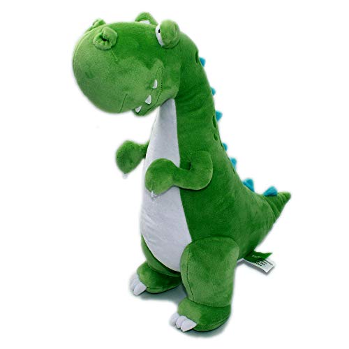 VACHICHI Peluche dinosauro Trex 35 cm, peluche dinosauro, simpatico peluche T-rex, Dino Plushie, regali per compleanno, San Valentino Chirstmas, 35 cm verde T-Rex