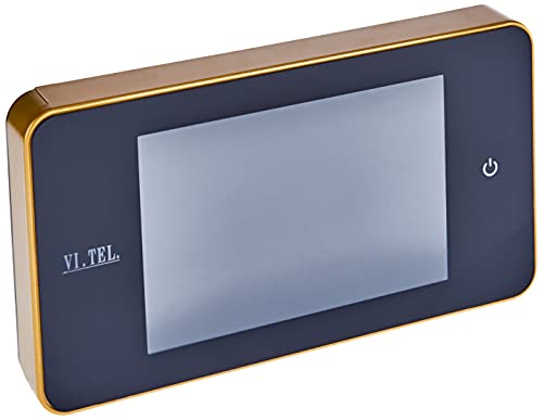 VI.TEL. E0378 40 Spioncino Digitale 4.0 , LCD, Angolo Visuale: 110°, Oro