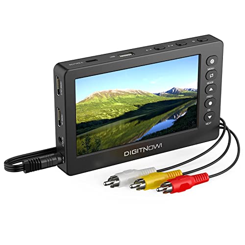 Video Grabber Acquisizione Video, HD 1080P 60FPS USB 2.0 a digitale da video con schermo OLED da 5  , videoregistratore AV e HDMI Acquisizione da VCR, DVD, nastriVHS, Hi8,videocamere, sistemi di gioco