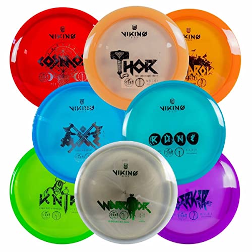 Viking Discs Storm Disc Golf Set – 8 dischi frisbee per ogni distanza, approvati PDGA – Driver Putter