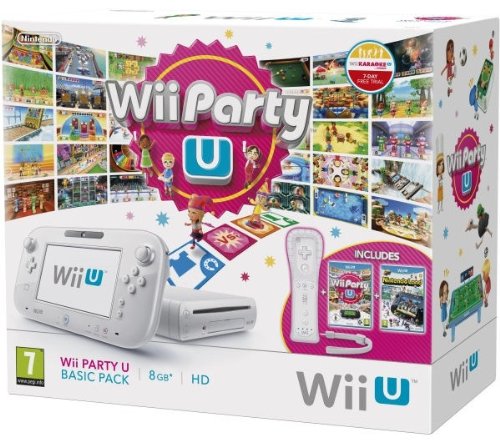 Wii U - Console 8 GB Wii Party U Basic Pack, Bianco [Bundle]...