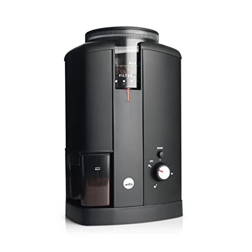 Wilfa SVART AROMA Macinacaffè - capacità recipiente per i chicchi di caffè: 250 g, 130 watt, dischi di macinazione conici, nero