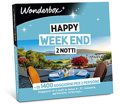 Wonderbox - Cofanetto Regalo - Happy Weekend 2 Notti - per 2 Person...