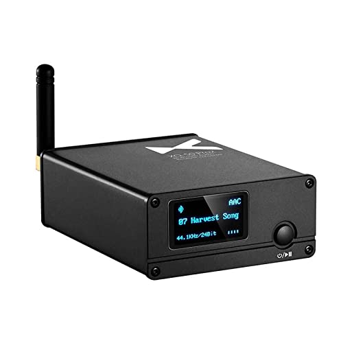 xDuoo XQ-50 Pro2 HiFi Bluetooth Ricevitore Convertitore, QCC5125 Bluetooth5.1 LDAC USB DAC, Senza Perdita Audio DAC, OPT COAX D A Convertitori, ES9018K2M CS8406 Bluetooth Ricevitore Convertitore DACs