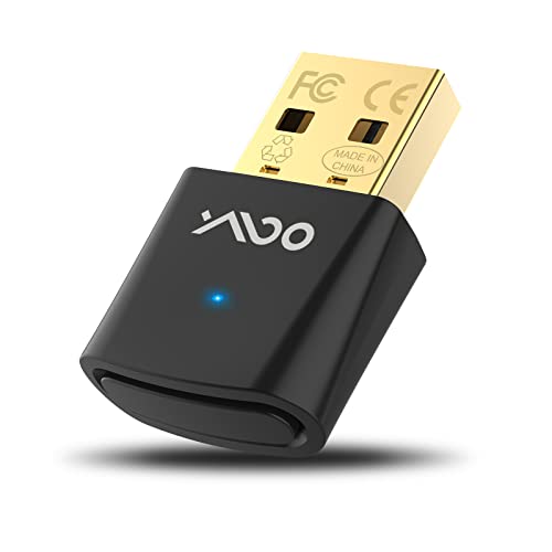 YMOO B10Q Adattatore Bluetooth 5.3 Audio USB per Cuffie Bluetooth, HiFi Stereo Ricevitore USB Audio per PS5 PS4 Windows IOS Linux a Auricolari Bluetooth,Aptx Bassa Latenza,Microfono Costruito